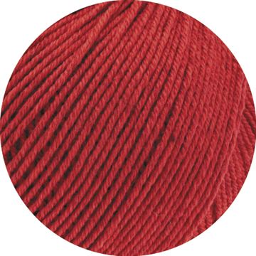REST LOT ! Cool Wool Mélange (GOTS) - 115 - Rød - lot 6100